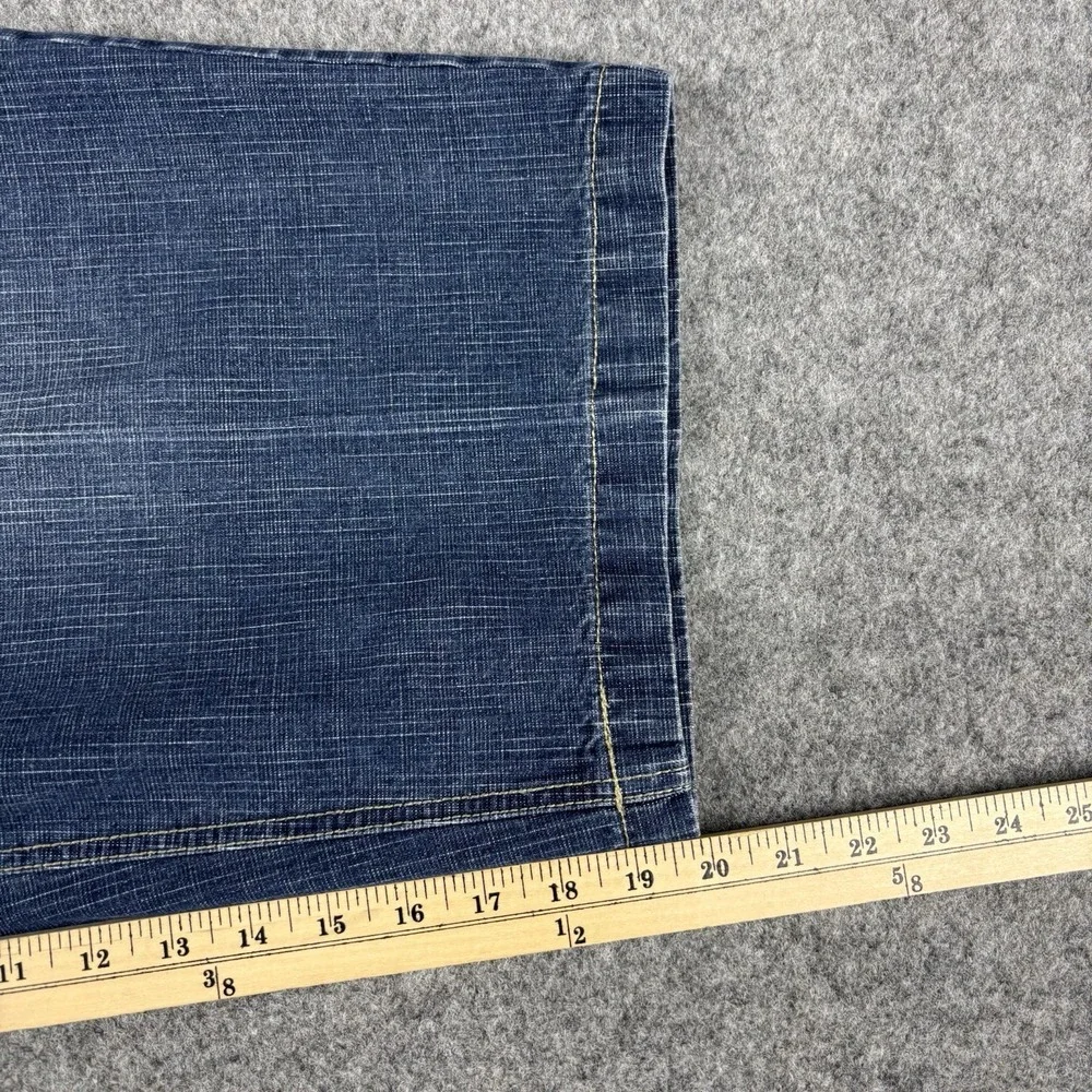 Jean Worx Denim Shorts 40 Men's Baggy Streetwear Skater Y2K Blue 90's Style‎ Hip